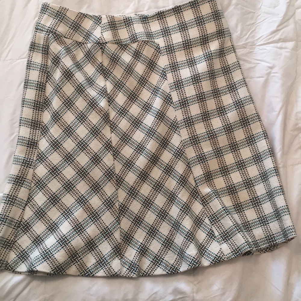 Plaid skirt from Loft. Size 8